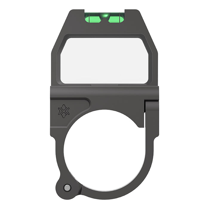 Collier de montage X-ACCU 30mm avec loupe et niveau à bulle