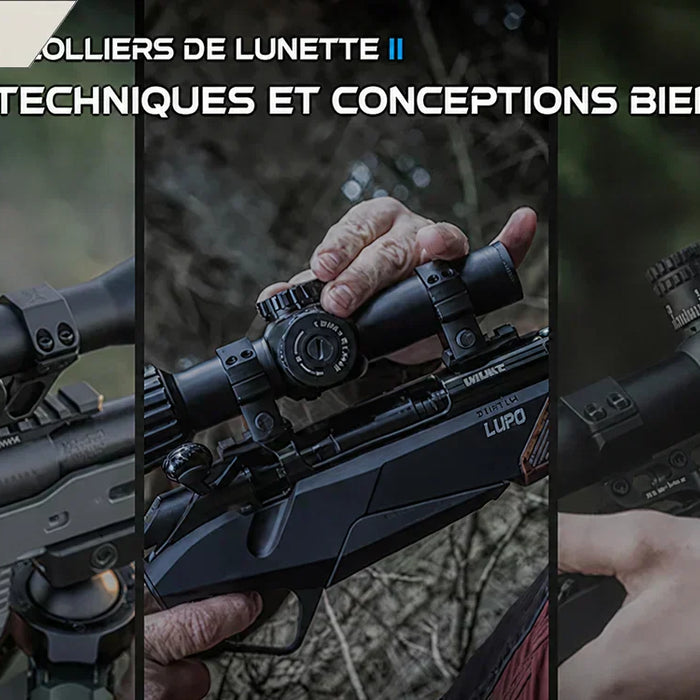 Guide de choix et d’installation d’un montage de lunette de tir avec colliers sur rail Picatinny ou Weaver
