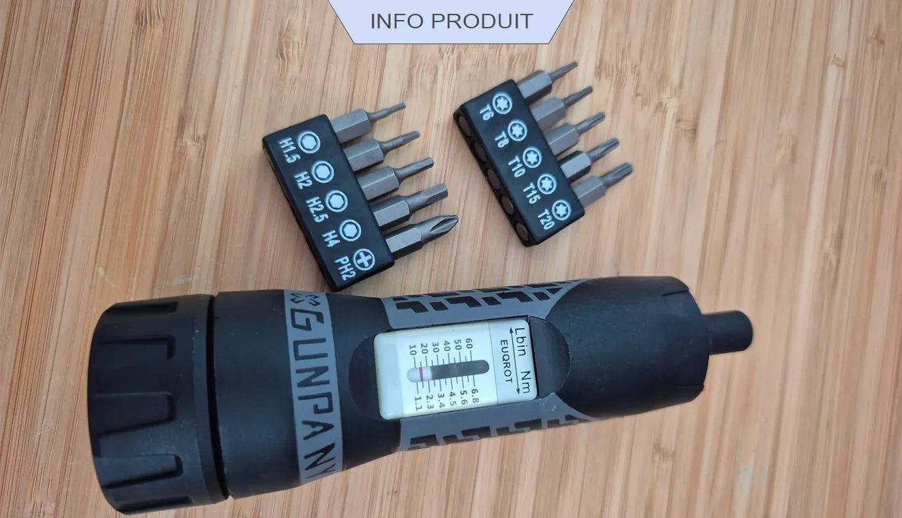 Tournevis dynamométrique SCTK-04 pour serrage d'optique de tir