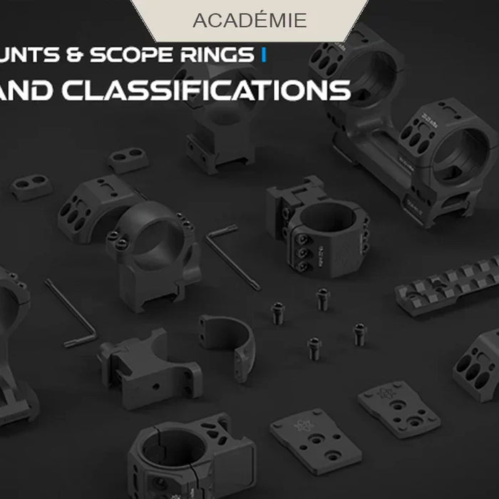 Types et classifications des montages de lunette de tir
