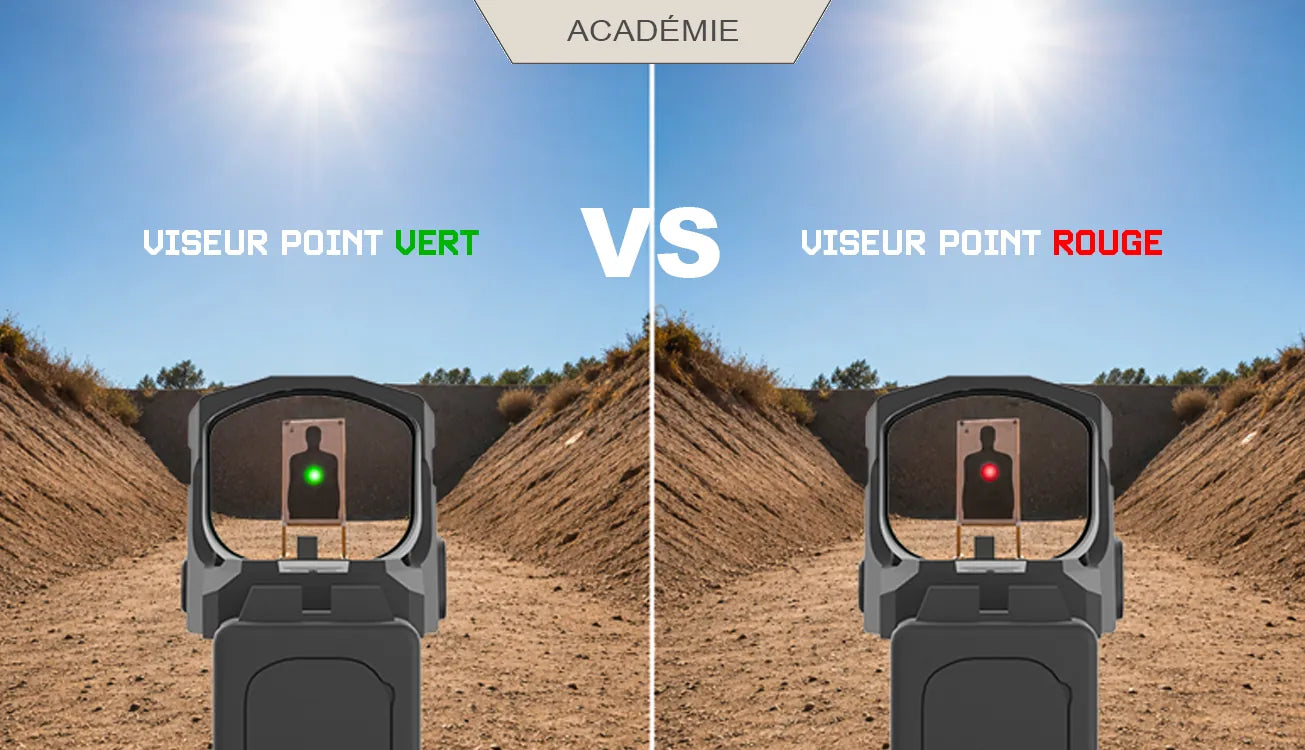 Viseur point vert ou point rouge : lequel choisir ?