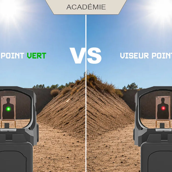 Viseur point vert ou point rouge : lequel choisir ?