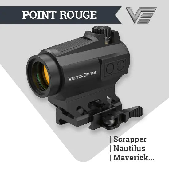 Point rouge carabine, fusil de chasse et battue