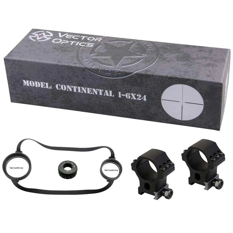 LUNETTE CONTINENTAL 1-6X24 IR HUNTING SFP - RedDotSight