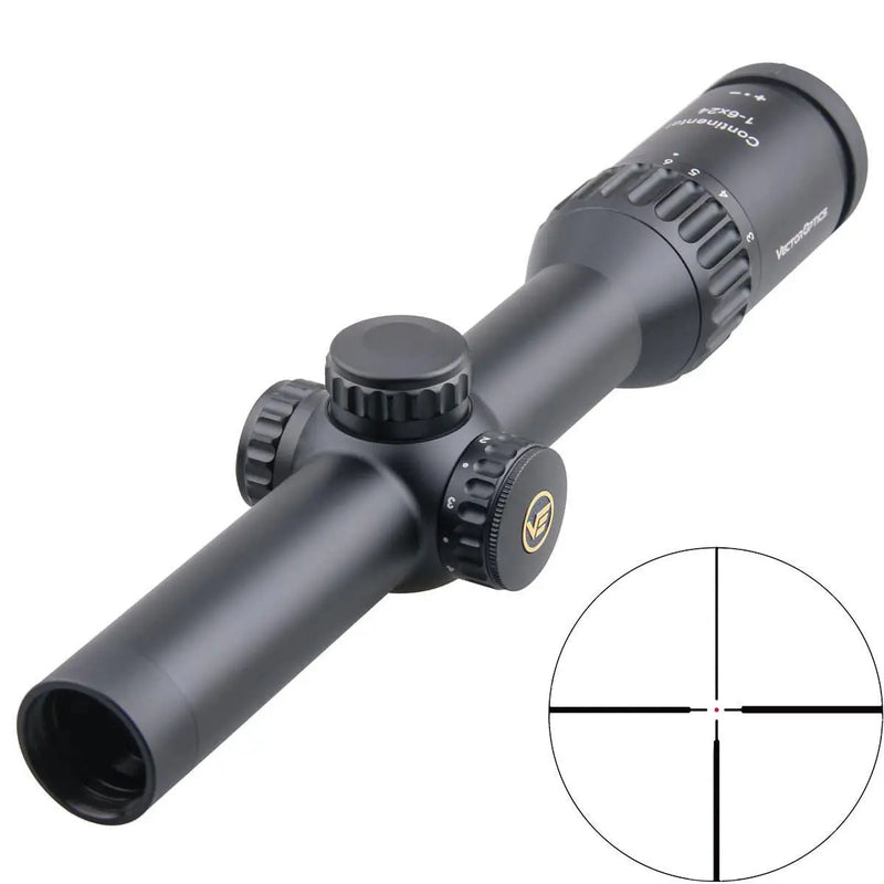 LUNETTE CONTINENTAL 1-6X24 IR HUNTING SFP - RedDotSight