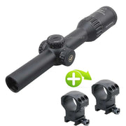 LUNETTE CONTINENTAL 1-6X24 IR TACTICAL LPVO SFP - RedDotSight