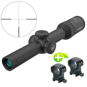 LUNETTE CONTINENTAL X6 1-6X24i FIBRE TACTICAL SFP - RedDotSight