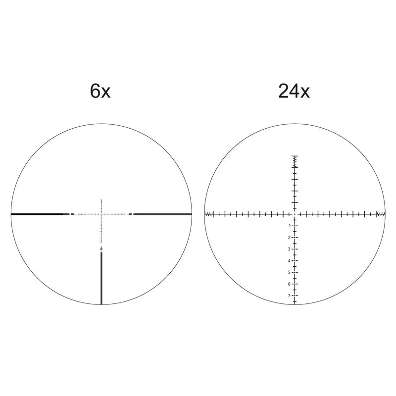Grossissement 24× montrant une image agrandie
