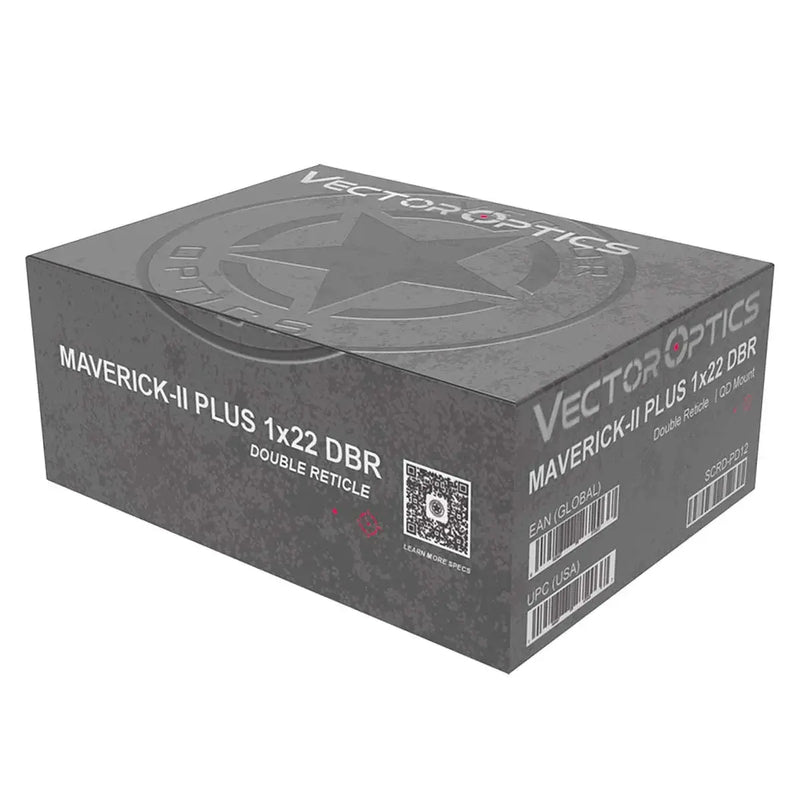 MAVERICK-II PLUS 1X22 DBR DOUBLE-RETICULE 2MOA - RedDotSight