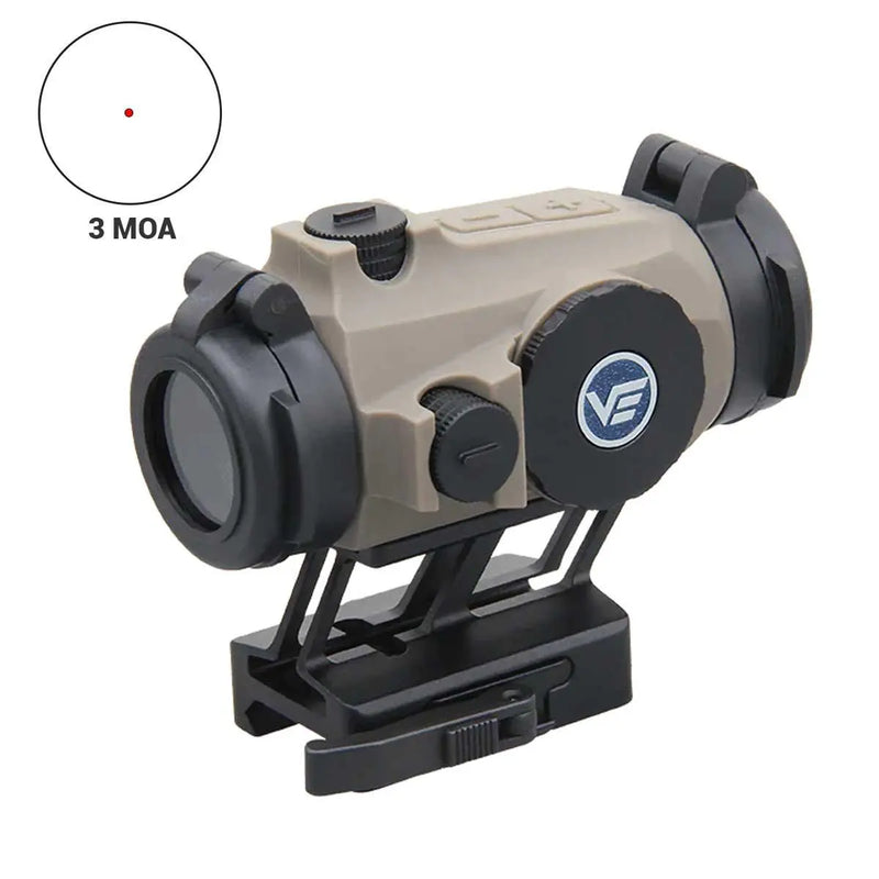 MAVERICK-IV 1X20 CAOUTCHOUC FDE REFLEX SIGHT MIL 3 MOA - RedDotSight