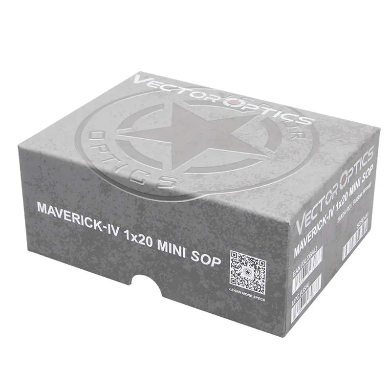 MAVERICK-IV 1X20 CAOUTCHOUC FDE REFLEX SIGHT MIL 3 MOA - RedDotSight