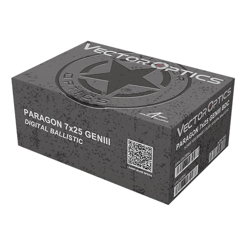 PARAGON 7x25 GENIII BDC DIGITAL RANGEFINDER 2400 Yards Vector Optics