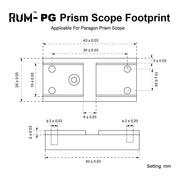 PARAGON PRISM SCOPE LOW PICATINNY MOUNT RUM - RedDotSight