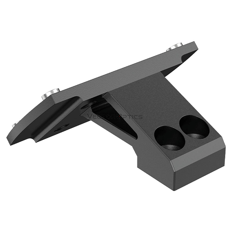 Support en aluminium noir mat pour viseur à empreinte MAG