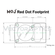 VISEUR POINT ROUGE FRENZY 1X22X26 3MOA MOS FDE - RedDotSight