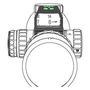 Collier X-ACCU avec loupe et ajustement rapide