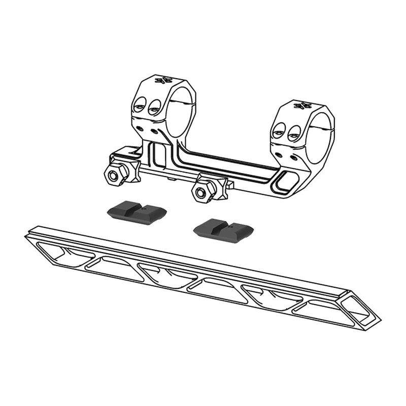 Adaptateur 11m Weaver Dovetail SCRA-06B schéma