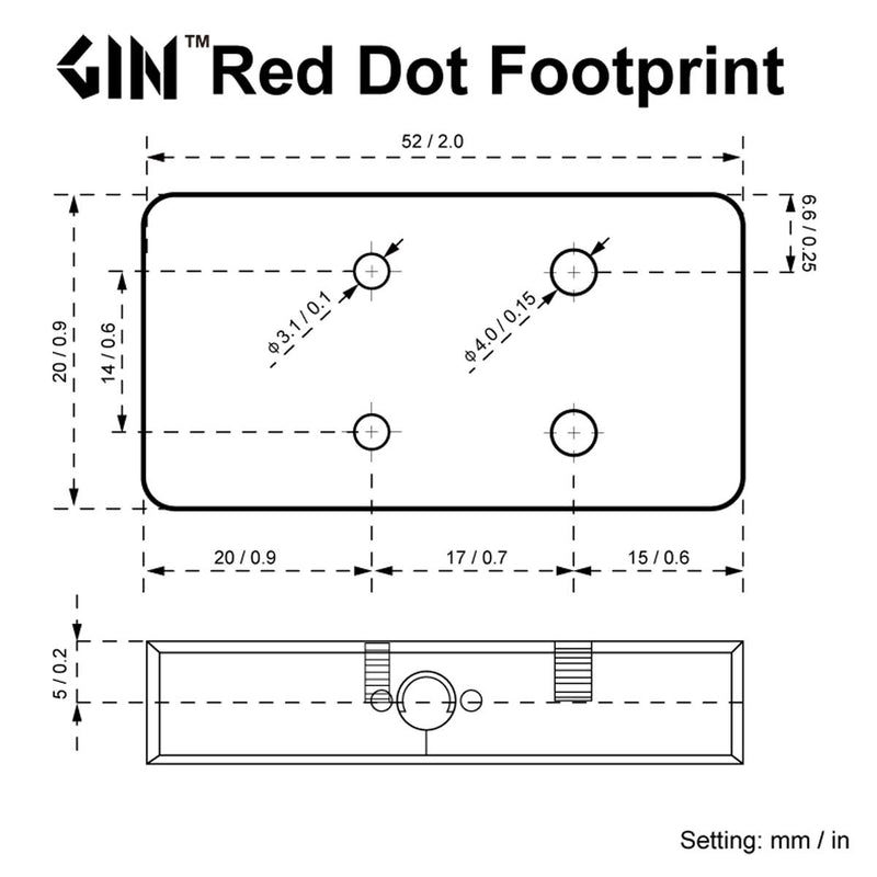 Montage pour viseurs C-More RTS2 et STS2