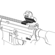 Viseur Shield RMS monté sur support 45°