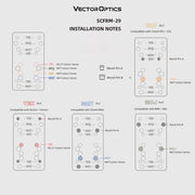 Montage pour viseur point rouge sur rail Picatinny