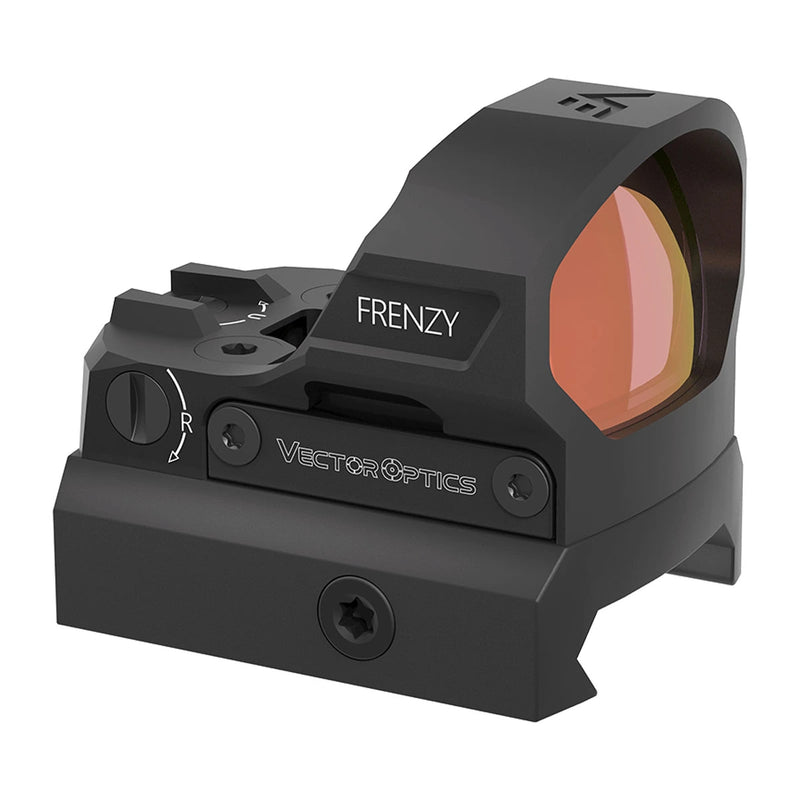 frenzy S 1x19x28 3 MOA vue avant laterale droite picatinny