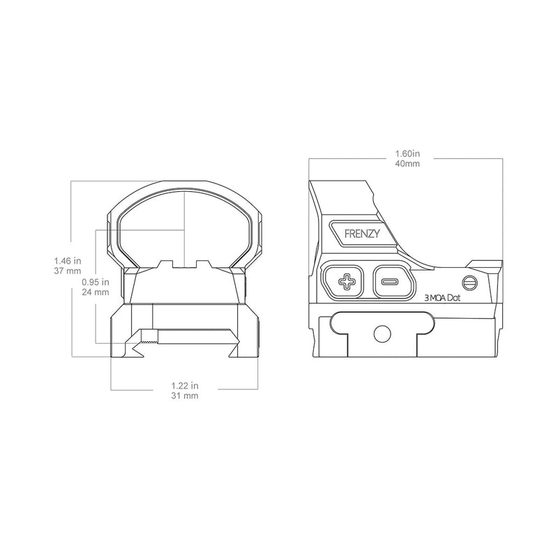frenzy S 1x19x28 3 MOA vue eclatee