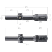lunette de tir militaire : Lunette de tir militaire robuste, optimisée pour engagement tactique