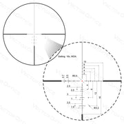 réticule chasse lunette 3-18x50 scol-x21