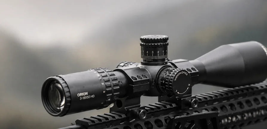 Lunette de tir Vector Optics montée sur rail Picatinny pour le tir sportif et la précision