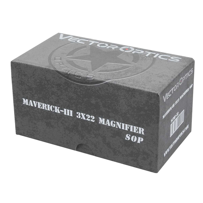 Vue de la boite  du magnifier 3x Vector Optics SCMF-32