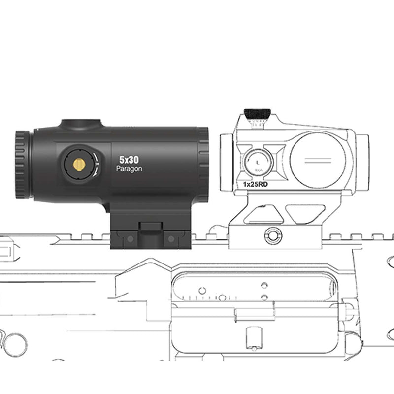 Magnifier compact Vector Optics Paragon avec revêtement multi-couches