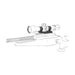 montage cantilever monobloc schema montage sur arme vue laterale gauche