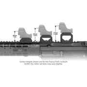 Montage VAS™ aluminium 6061-T6 Picatinny SCRA-76