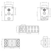 Montage stable pour viseur point rouge sur lunette Picatinny