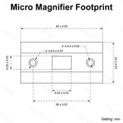 Lunette magnifier pour une visée nette et précise