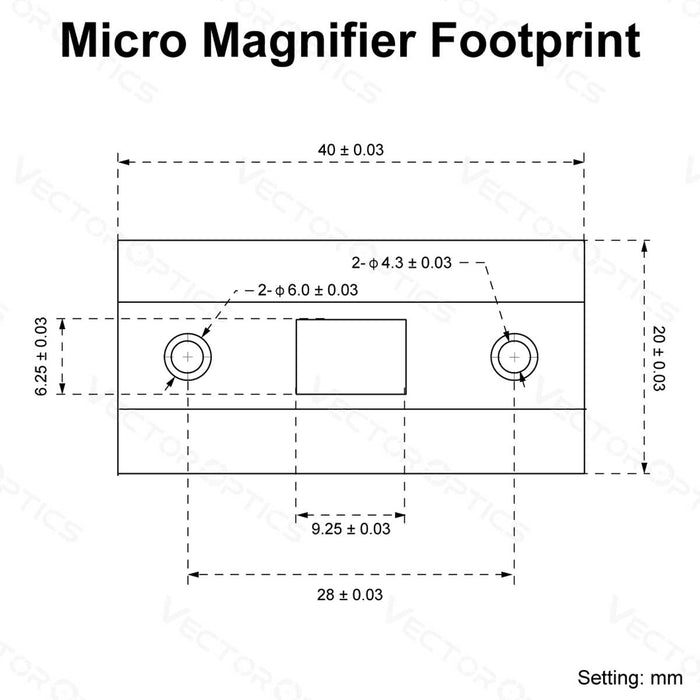 Lunette magnifier pour une visée nette et précise