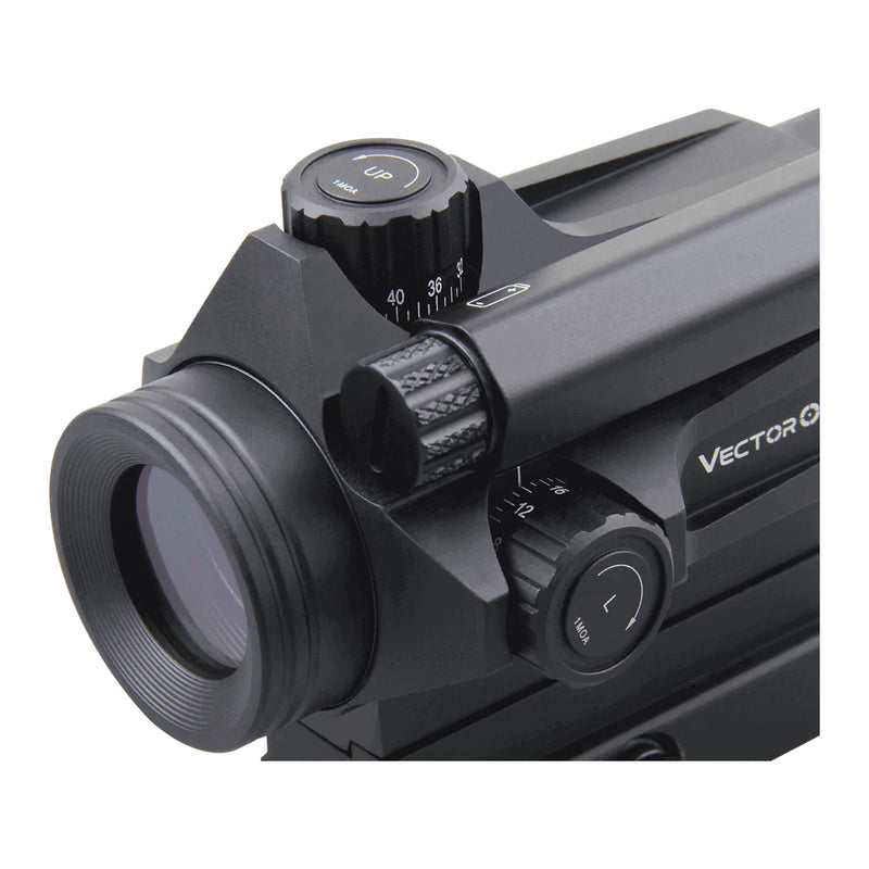 Vector Optics Nautilus point rouge carabine détail tourelles