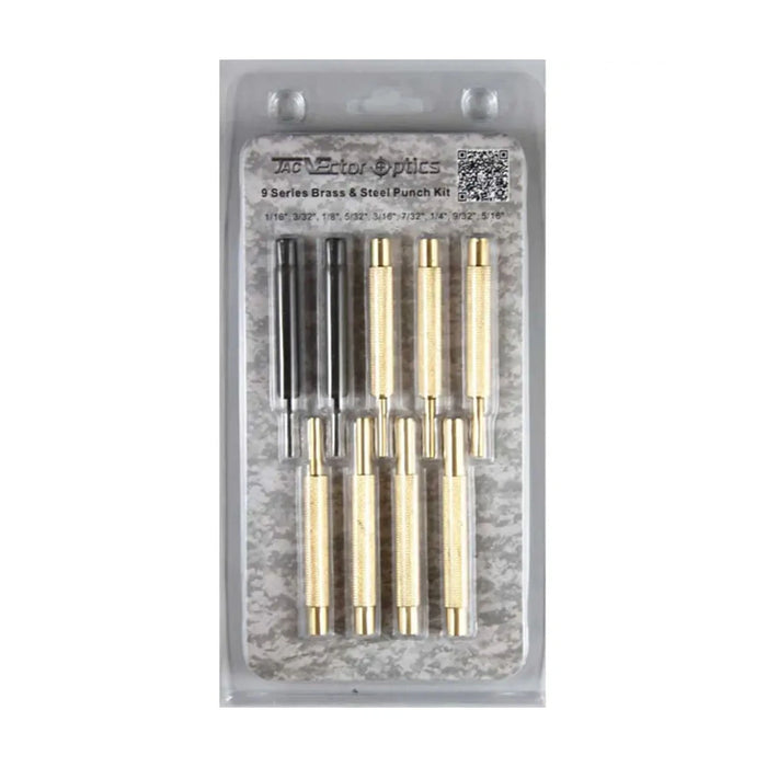 set  chasse goupille pour arme emballage 9 pieces