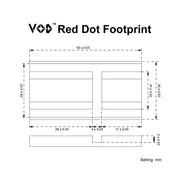 Adaptateur VAS VOD avec visserie et clé Torx