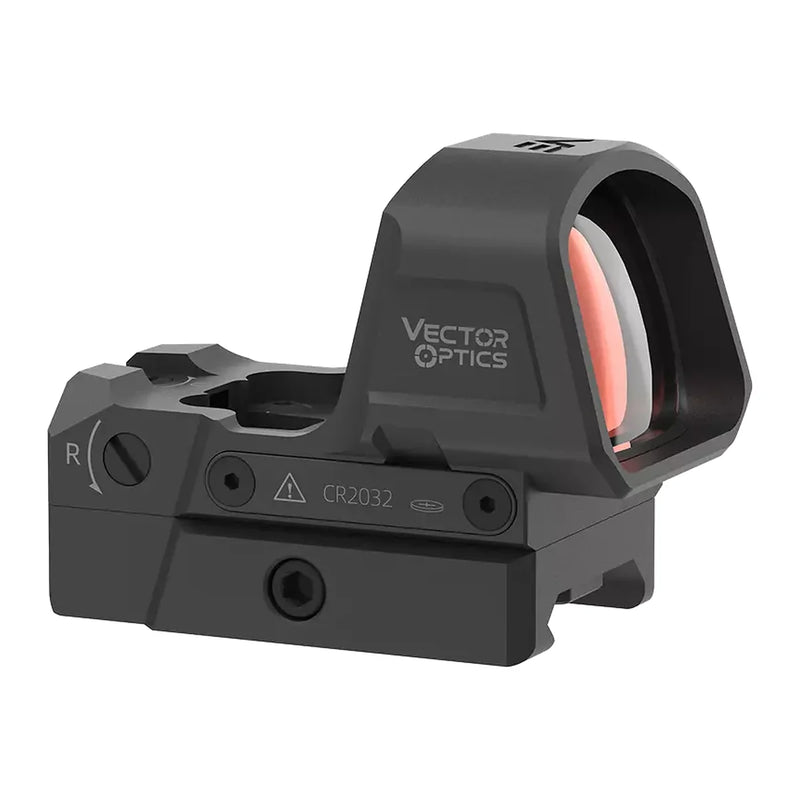 Vue droite du viseur point rouge Vector Optics Frenzy F3 SCRD-M79 sur montage Picatinny