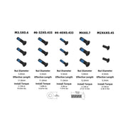Visserie de montage pour viseur point rouge Vector Optics Frenzy F3 SCRD-M79