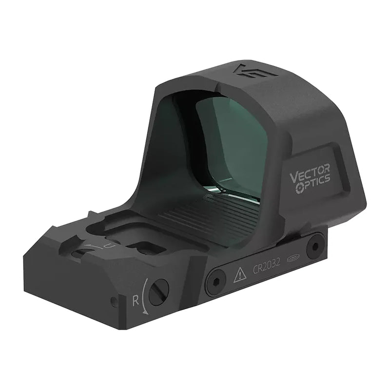 Vue arrière droite du viseur point rouge Vector Optics Frenzy F3 SCRD-M79