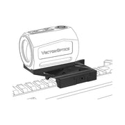 Rehausse QD Vector Optics RD74-QD01 avec viseur point rouge Scrapper 1x25 monté