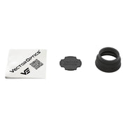 Lunette Veyron 10x30 avec œilleton en caoutchouc pour confort de visée.