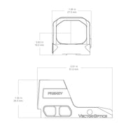 Vector Optics red dot pour Glock 26 Mos