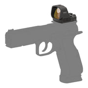 Viseur point rouge Vector Optics Frenzy FLEX SCRD-77 monté sur pistolet profil droit