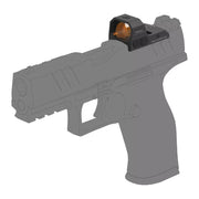 Viseur point rouge Vector Optics SCRD-83 monté sur pistolet en profil droit