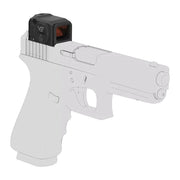 Viseur point rouge Vector Optics SCRD-M75 monté sur pistolet en profil droit