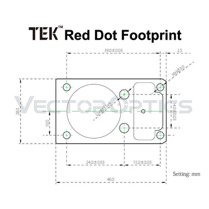 Vector Optics Kit Pistolet Red Dot FRENZY 1x20x28 6MOA - RedDotSight