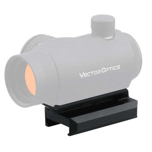 Vector Optics 0.5" Profile Cantilever Picatinny Riser Mount - RedDotSight